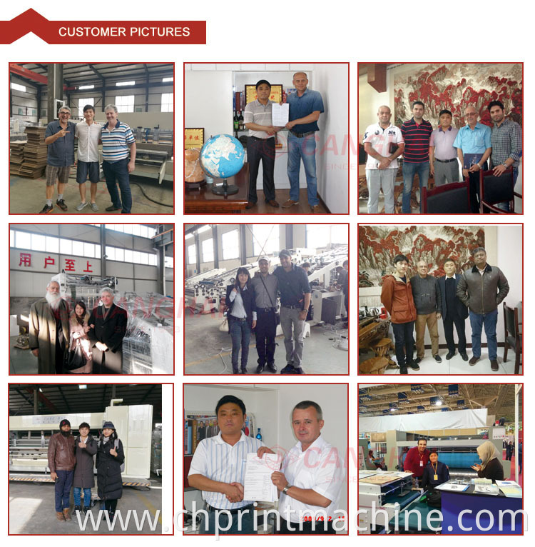 automatic corrugated carton box folder gluer machine